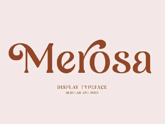 Merosa font