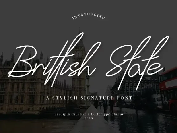 Brittish State font