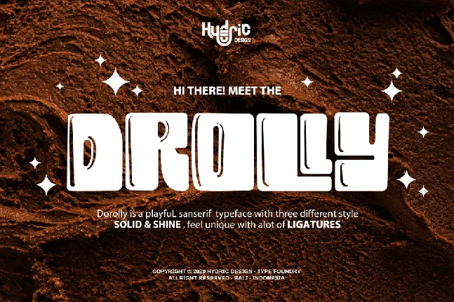 Drolly Display font