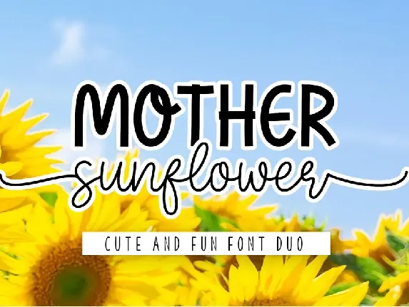 Mother Sunflower font