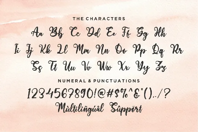 Olipeach font