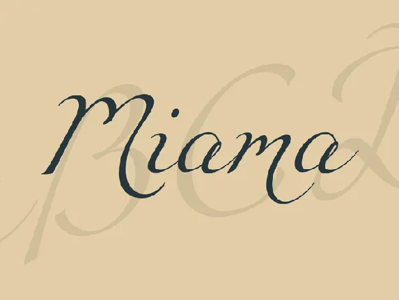 Miama font