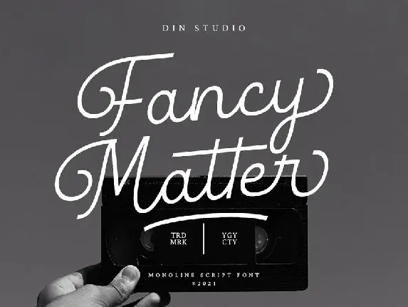 Fancy Matter font