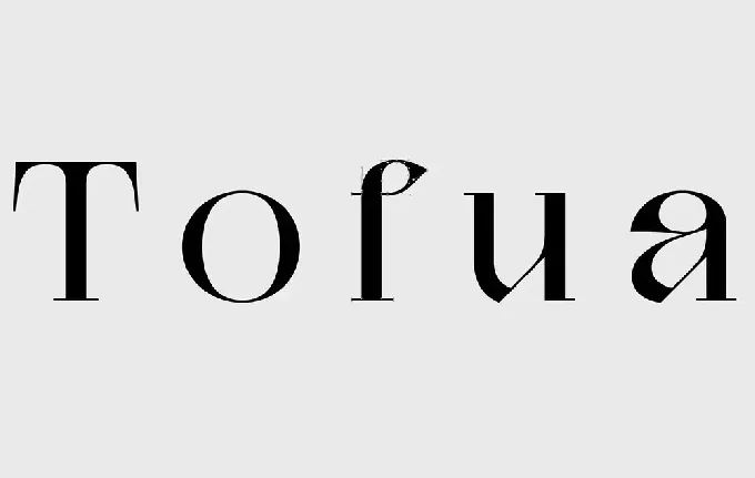 Tofua font