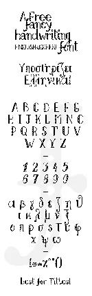 Nikolaidis Hand font