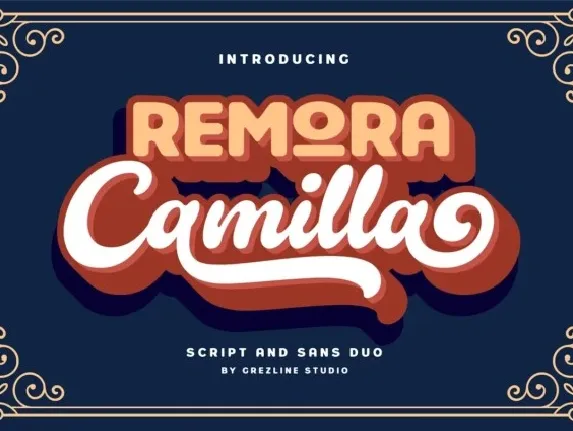 Remora Camilla font