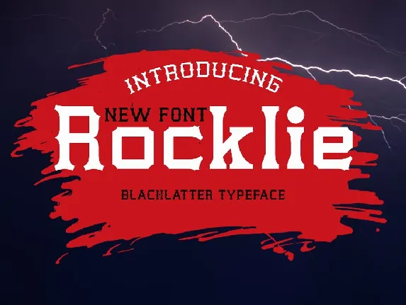 Rocklie font