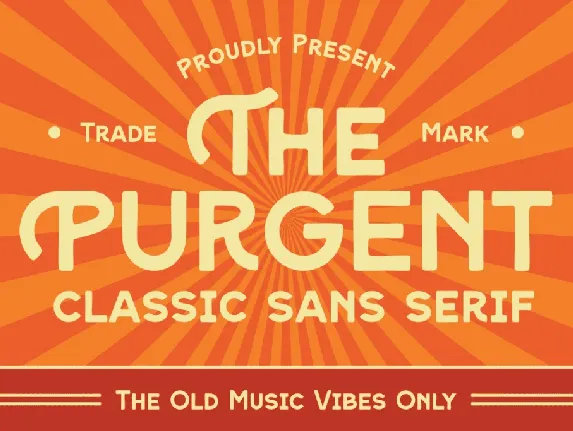 PURGENT font