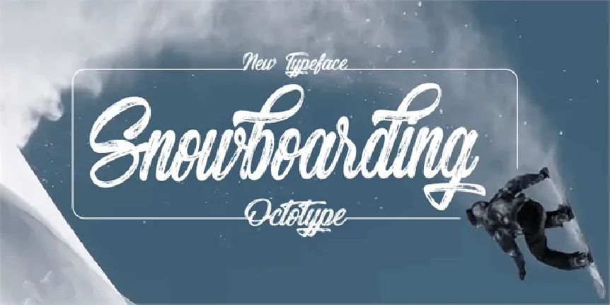 Snowboarding Free font