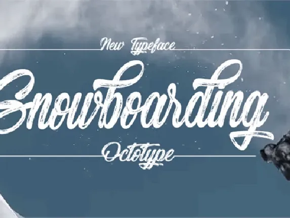 Snowboarding Free font