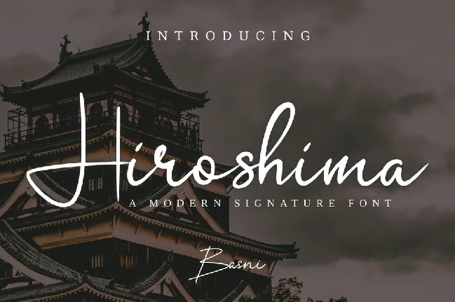 Hiroshima font