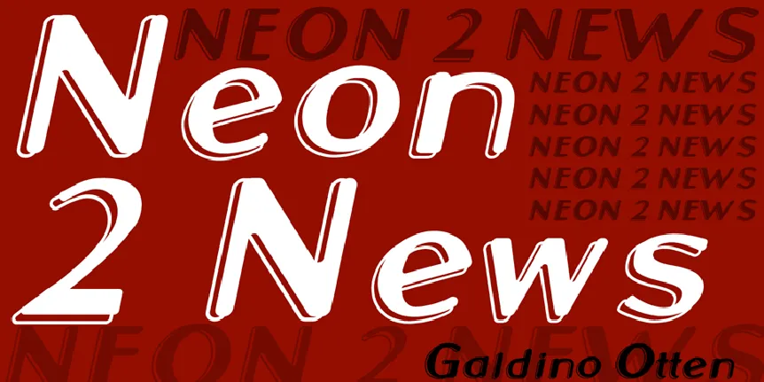 Neon 2 News font