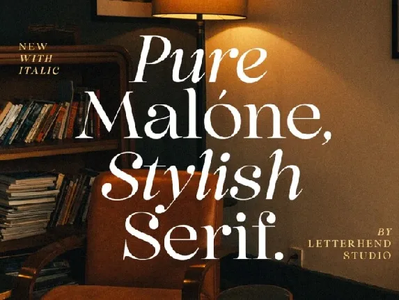 Pure Malone font