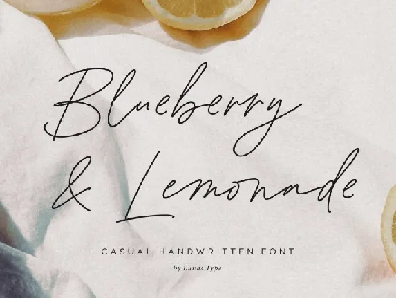 Blueberry font