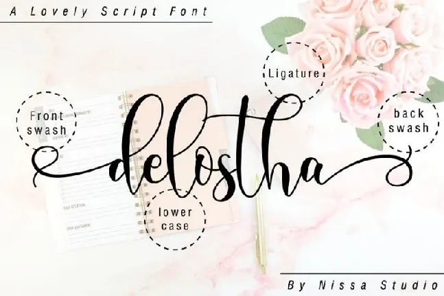 Domiland Script font