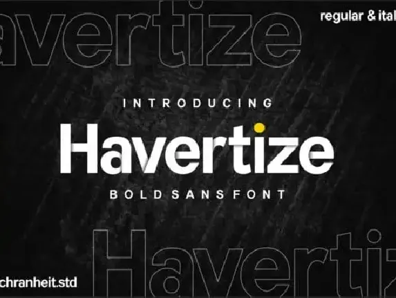 Havertize Sans Serif font