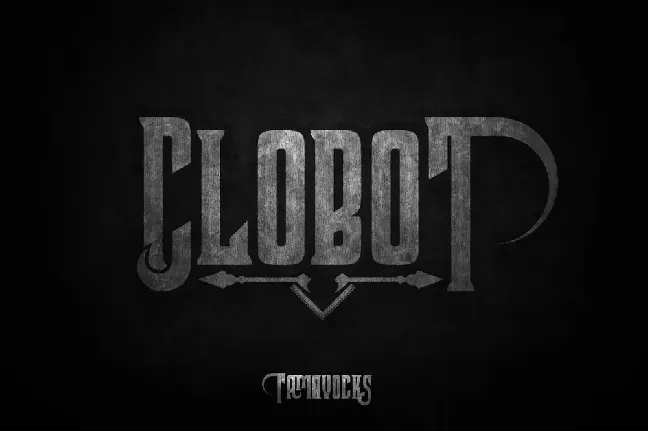 Clobot Free font