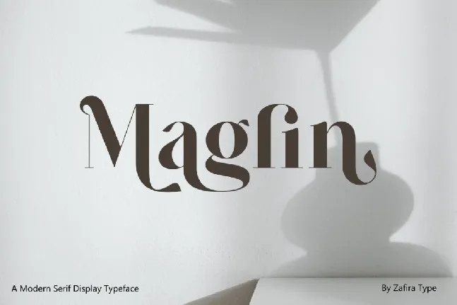 Maglin font