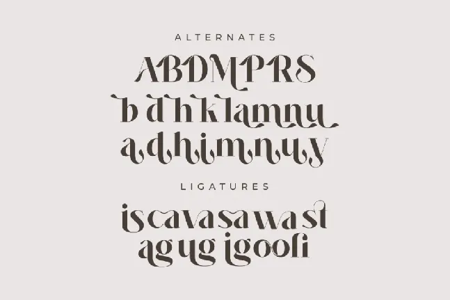 Maglin font