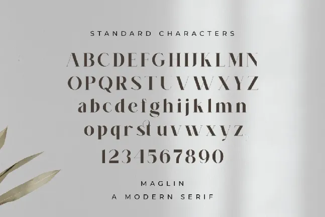 Maglin font