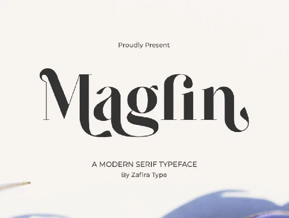 Maglin font