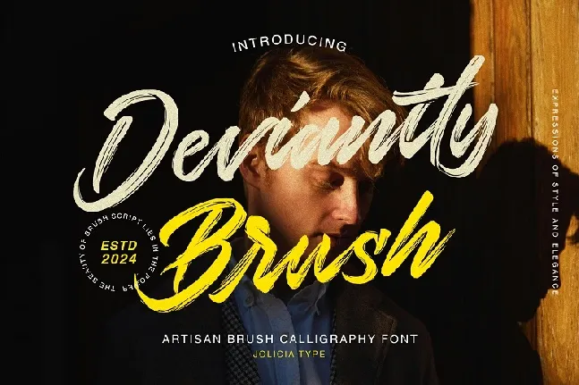 Deviantly Brush font