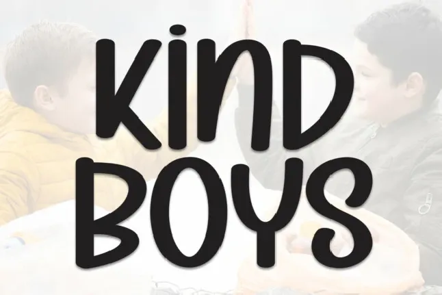 Kind Boys Display font