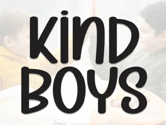 Kind Boys Display font