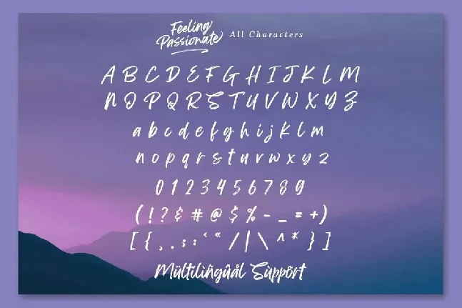 Feeling Passionate font