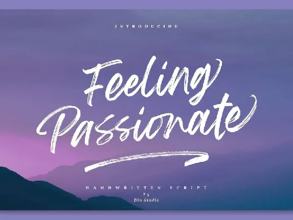 Feeling Passionate font