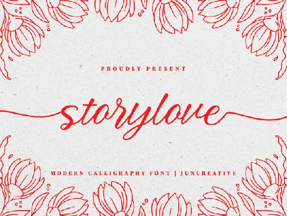 Storylove font