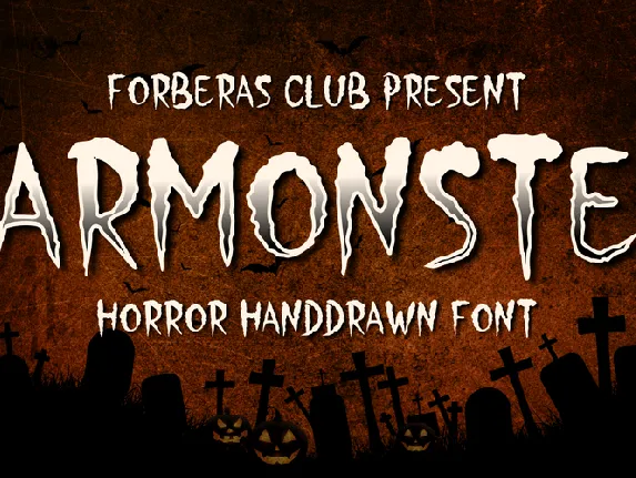 Harmonster Demo font