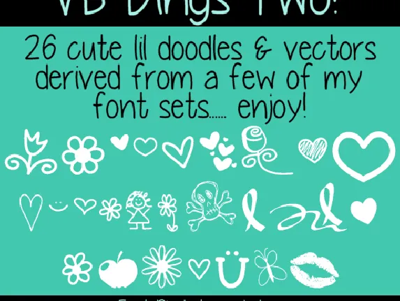 VBdingsTwo font