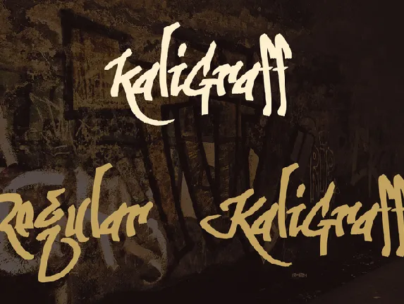 kaliGraff font