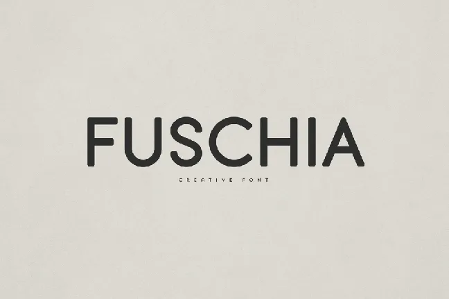 Fuschia font