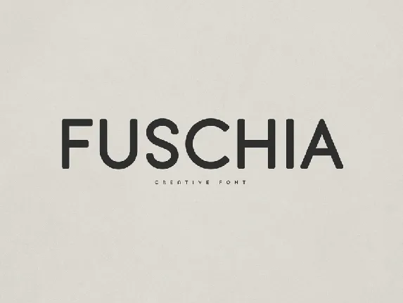 Fuschia font