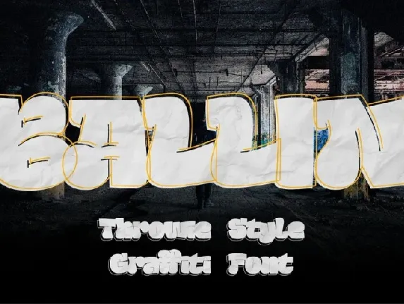 Ballin font