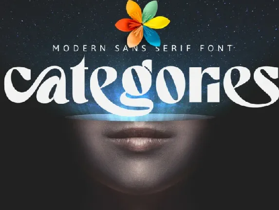 Categories Elegant font