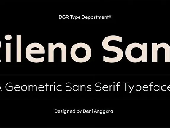 Rileno Sans Family font