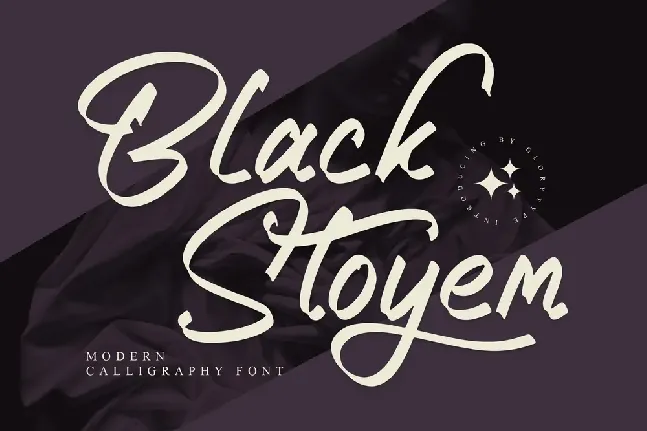 Black Stoyem font