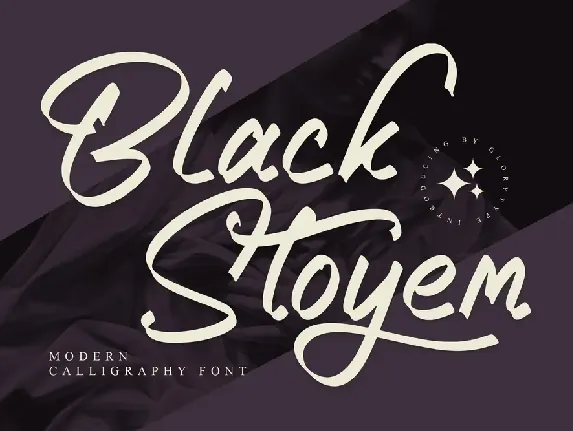 Black Stoyem font