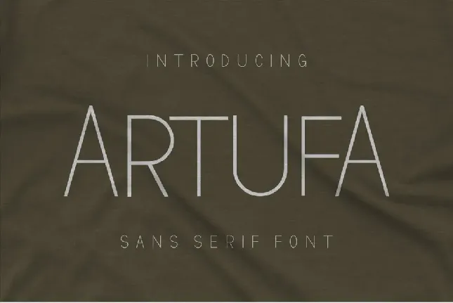 Artufa font