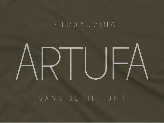 Artufa font