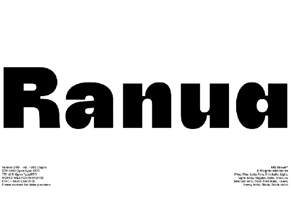 Ranua Family font