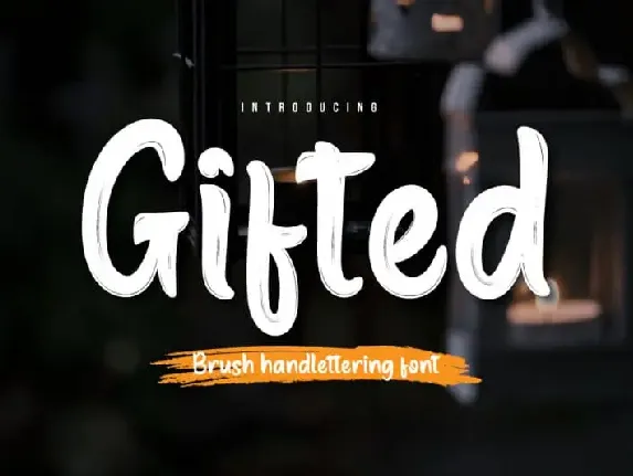 Gifted Script font