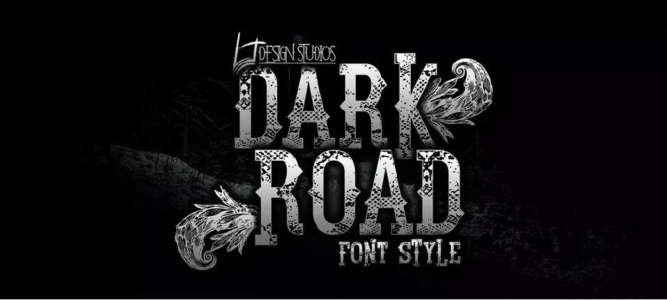 Dark Road font