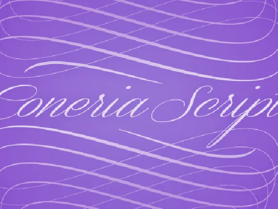 Coneria Script Demo font