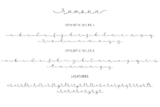 Ramona font