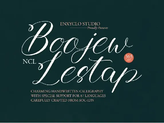 NCL Boojew Lestap font