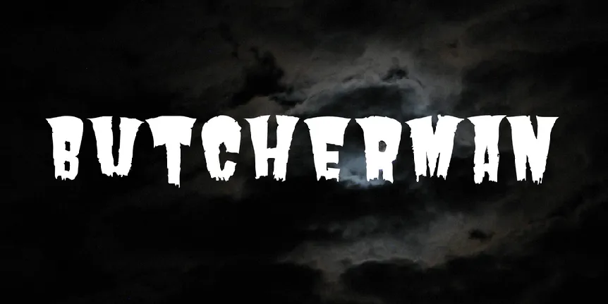 Butcherman font